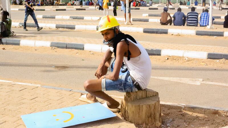 A sit-in protest. Reuters