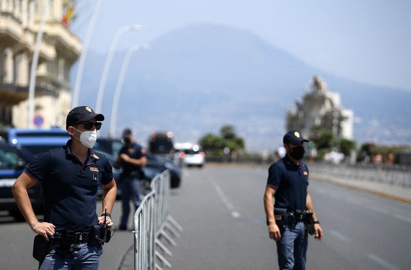 Italian police. AFP