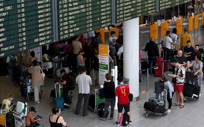 Despite a global improvement in air traffic last year, numbers were down 57 per cent against a pre-pandemic peak. AFP