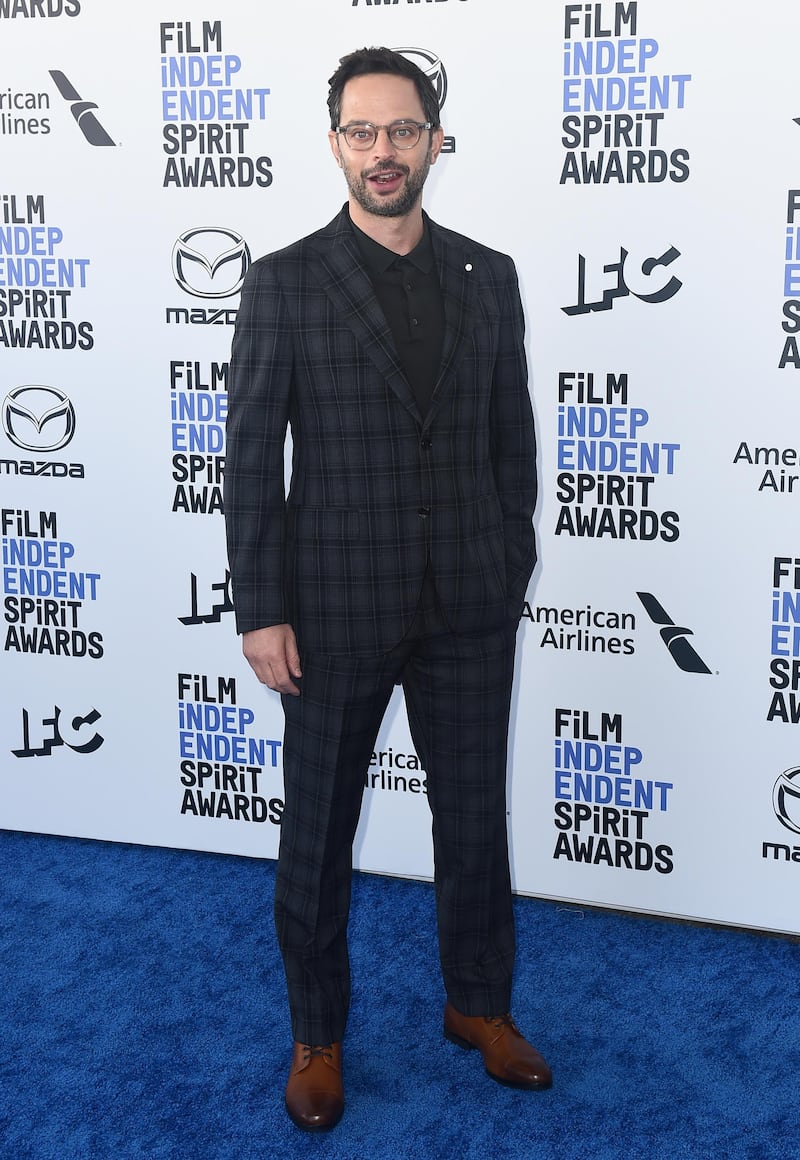 Nick Kroll arrives for the 35th Film Independent Spirit Awards in California on February 8, 2020. AP