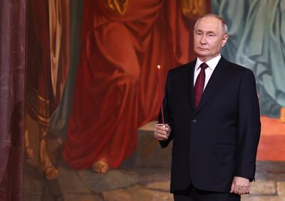Russian President Vladimir Putin has repeatedly hinted he could order the use of nuclear weapons in Ukraine. EPA 