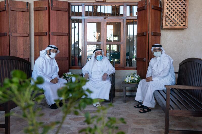Sheikh Sultan bin Muhammad Al Qasimi inaugurated the heritage area in Khorfakkan on Sunday morning. WAM