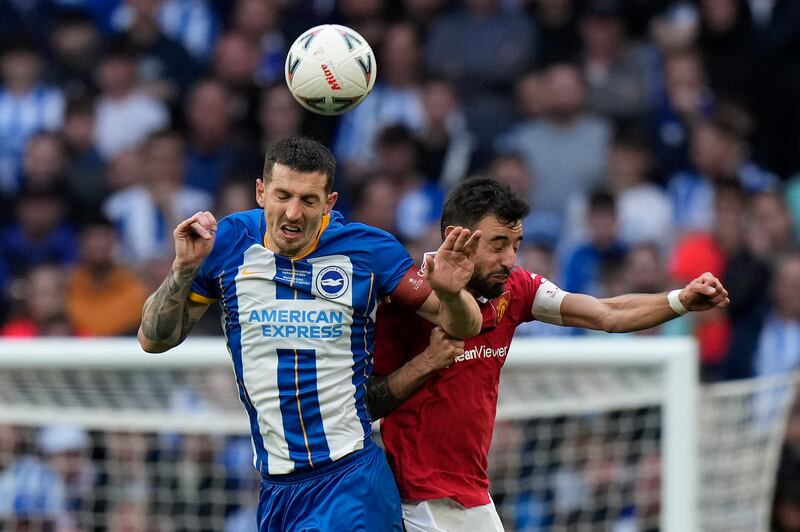 Lewis Dunk - 8. A captain's performance from Brighton's longest-serving player in one of the biggest games in the club's history. Took the nerve-shredding fifth penalty and dispatched with ease. AP 