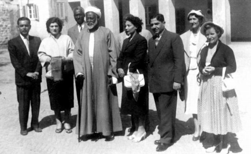 Adi Bitar in Sudan with Sheikh Abdulrahman Mohamed Al Mahdi, the Sudanese religious and political leader.