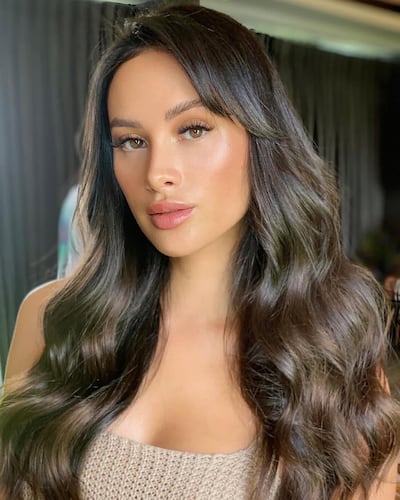 Miss Universe New Zealand Franki Russell is a Filipino-Kiwi actress and model. Photo: @missfranki / Instagram