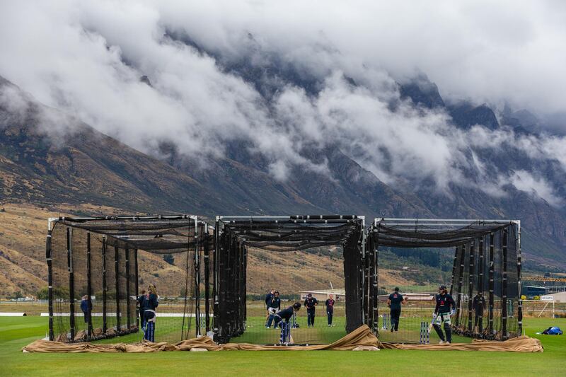 The England women's cricket team training at Queenstown Events Centre ahead of their upcoming series in New Zealand, on Wednesday, February 10. Getty