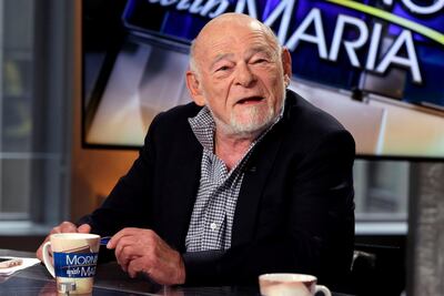 Mandatory Credit: Photo by AP/REX/Shutterstock (8998612b)
Businessman Sam Zell speaks during an interview with Maria Bartiromo during her "Mornings with Maria Bartiromo" program on the Fox Business Network, in New York
Sam Zell, New York, USA - 15 Aug 2017