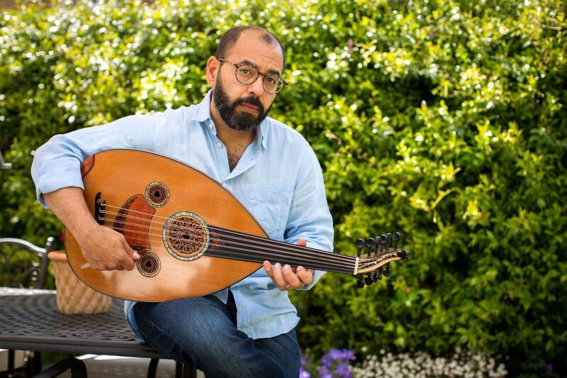 Attab Haddad for The National Arab showcase. Photographed at his home in south west London.