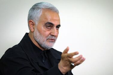 Iranian military commander Qassem Suleimani, who was killed by the US on Friday. khamenei.ir / AFP 