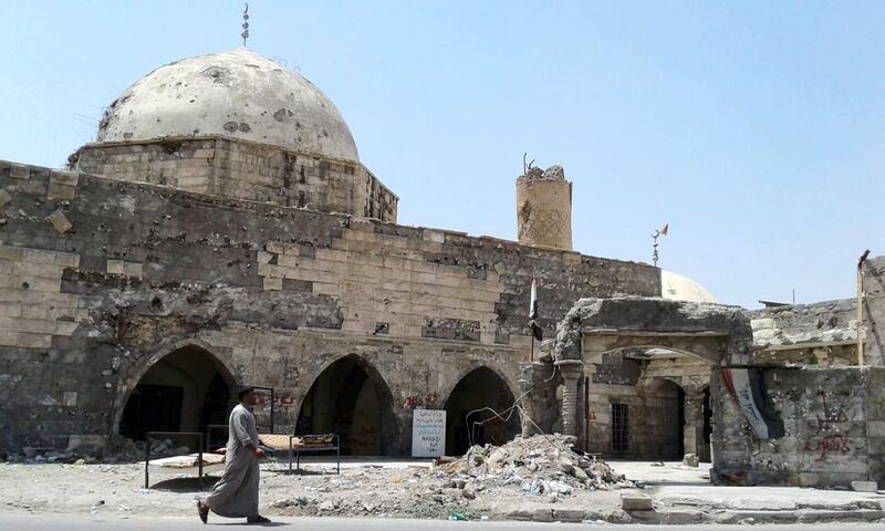 Al Aghawat Mosque in Mosul, Iraq. Courtesy Unesco