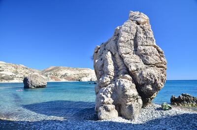 Travellers to Pafos can visit Aphrodite's rock. Courtesy flickr / Rum Bucolic Ape