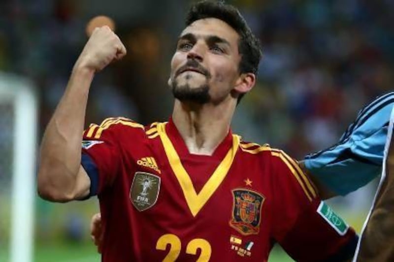 Jesus Navas scored Spain’s winning penalty in the shoot-out with Italy in the Confederations Cup semi-final on Friday.
