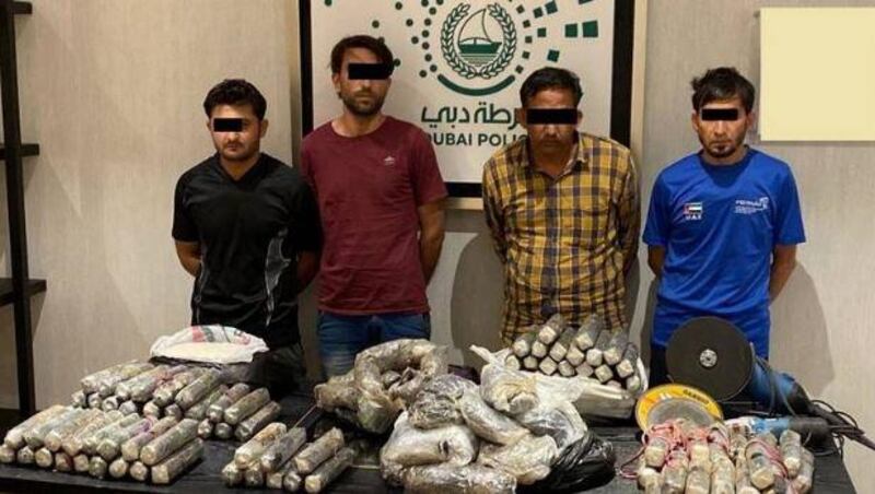 Police said the men took advantage of the fact that young people are locked down at home. Courtesy: Dubai Police