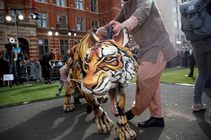 A tiger from "Life of Pi". Reuters