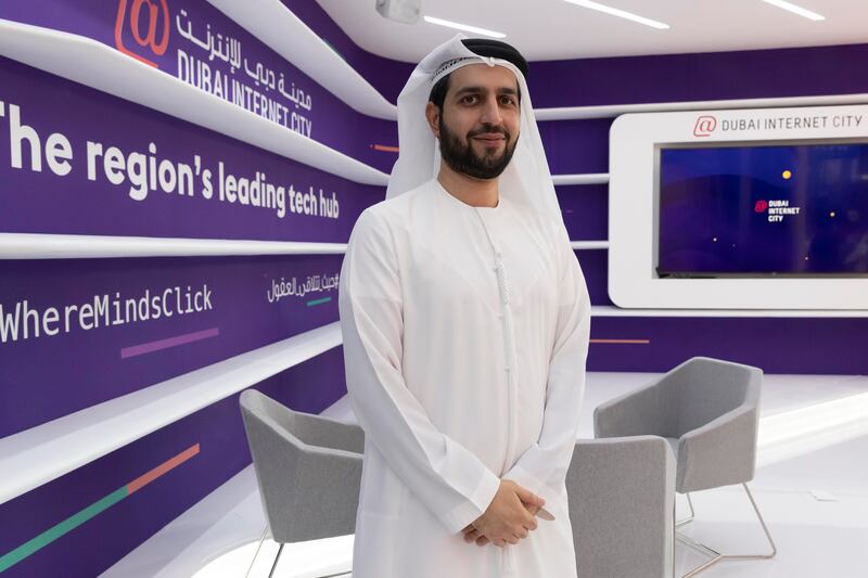Ammar Al Malik, managing director of Dubai Internet City, at Gitex Global. Antonie Robertson/The National