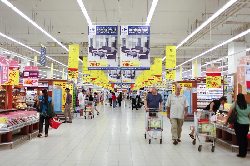 The UAE will be the hub for operations for the Carrefour as its owner Maf looks to expand it into new territories. Sarah Dea / The National
