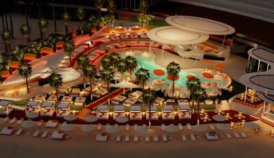 O Beach Dubai will offer daily entertainment, with live DJs, acrobats and musicians. Courtesy O Beach Dubai