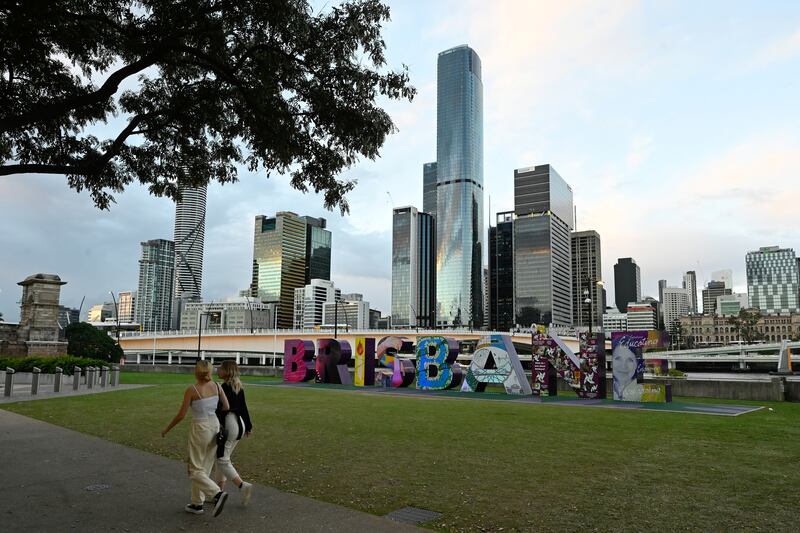 The Southbank forecourt in Brisbane. The second daily service by Emirates will cater to the demand of Australians looking to travel overseas. Reuters