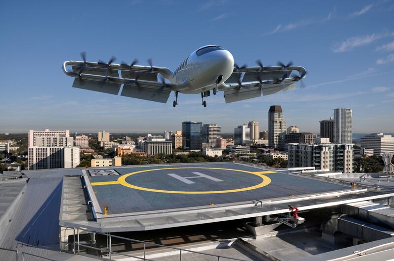 The Alta aircraft can use vertiports in cities