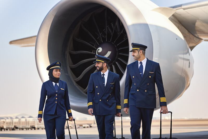 Etihad Airways is seeking to hire pilots of all ranks to operate aircraft types from across its fleet. Photo: Etihad Airways
