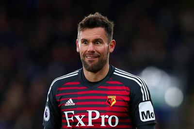 LONDON, ENGLAND - JANUARY 12:  Ben Foster of Watford reacts during the Premier League match between Crystal Palace and Watford FC at Selhurst Park on January 12, 2019 in London, United Kingdom. (Photo by Dan Istitene/Getty Images)