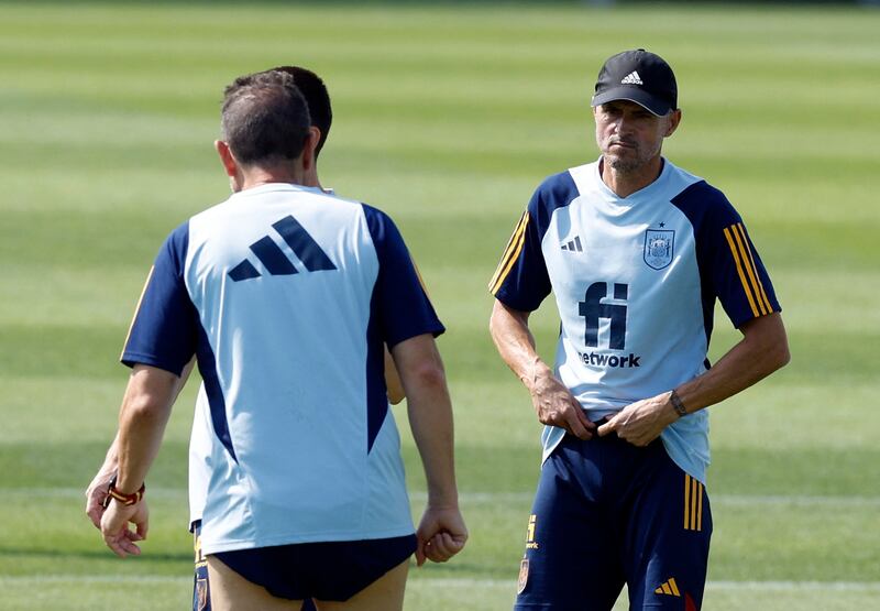 Spain coach Luis Enrique. Reuters