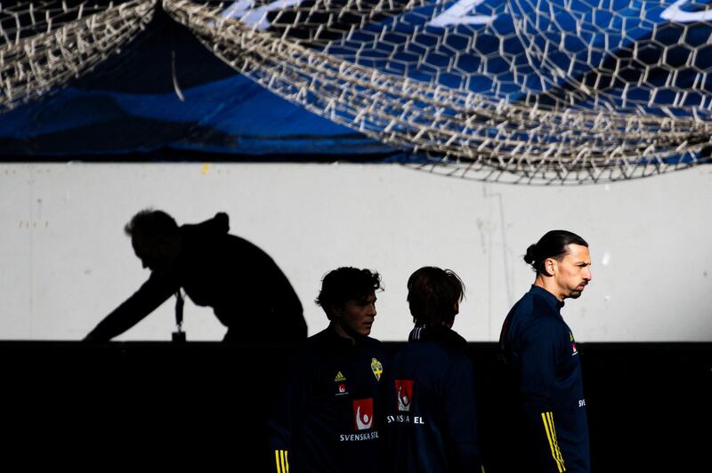 Sweden forward Zlatan Ibrahimovic. AFP