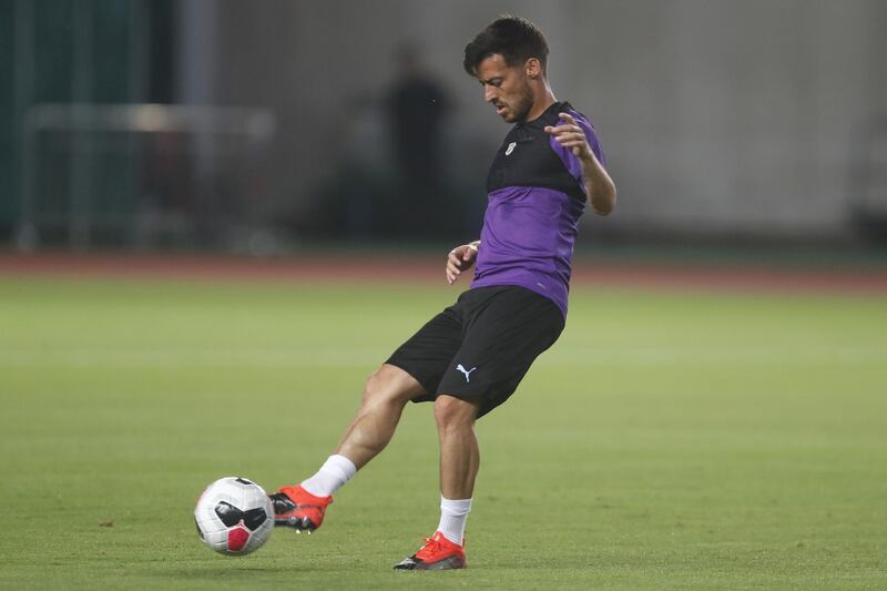 David Silva in action.