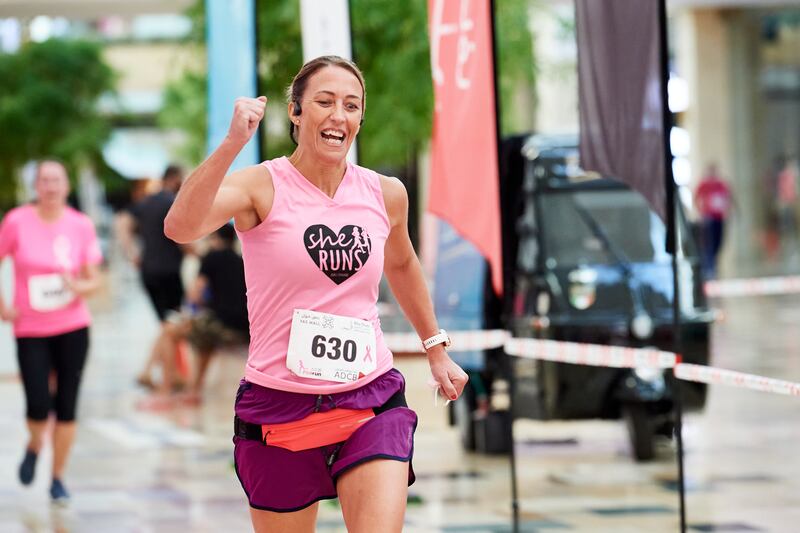 Anyone aged 5 and upwards can join in the Yas Mall Indoor Run this summer. Photo: Yas Mall