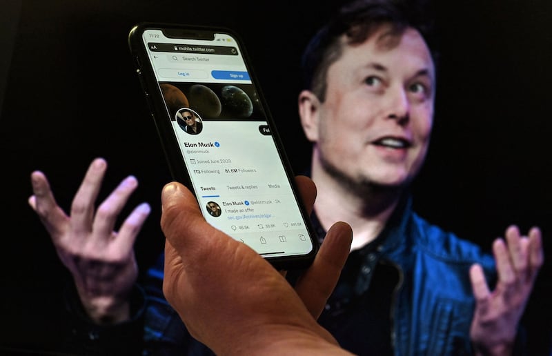 Elon Musk said he could be left with 'no choice' but to move into the smartphone industry. AFP