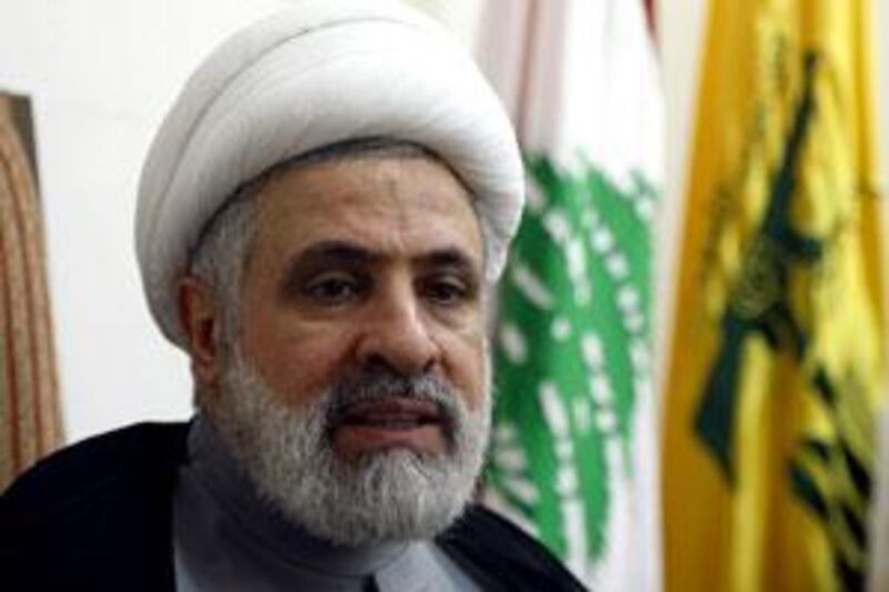 Sheikh Naim Qassem, the deputy secretary general of Lebanese Hizbollah.