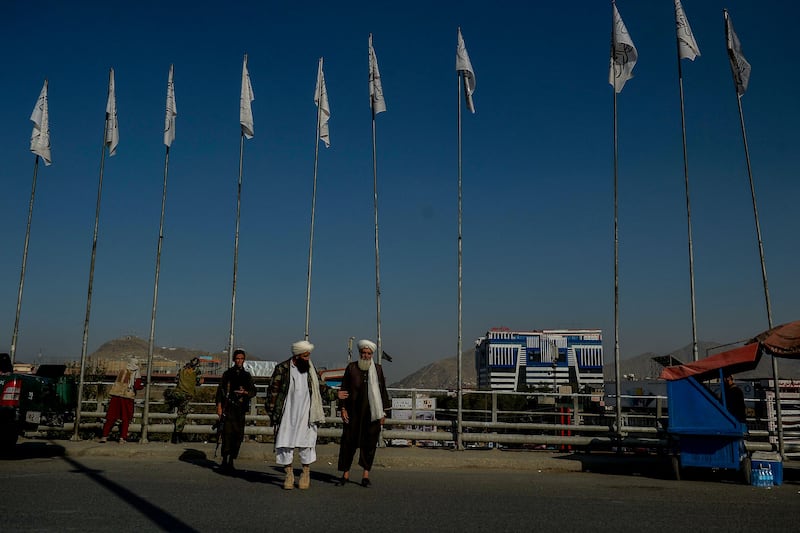 Taliban fighters in the capital. Photo: AFP