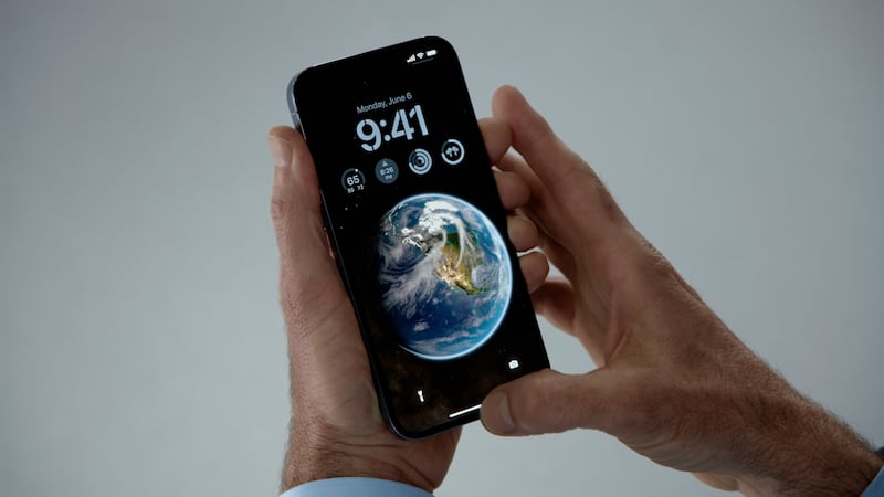 Apple's new iOS 16. EPA