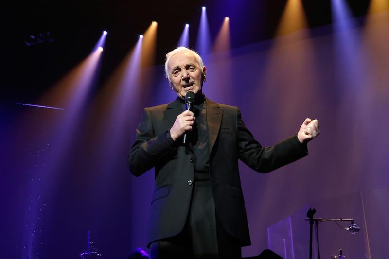 Singer Charles Aznavour. Bertrand Rindoff Petroff / Getty Images