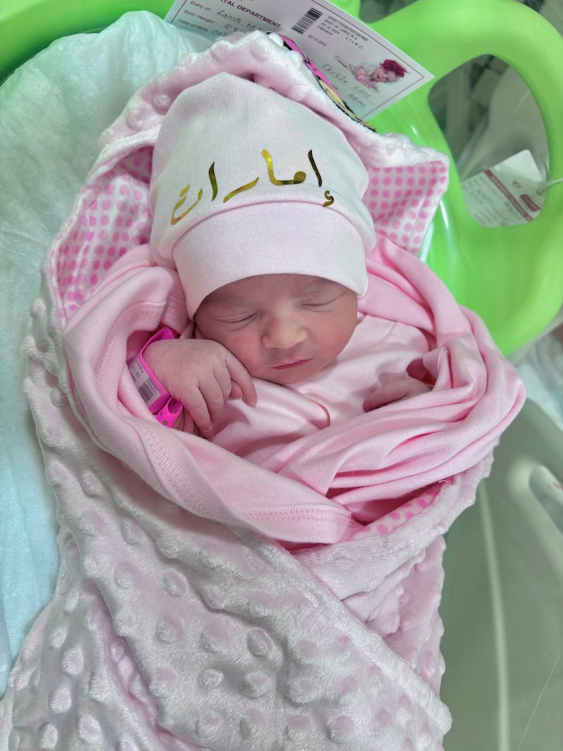 Baby Emarat at Burjeel Royal Hospital.  Supplied