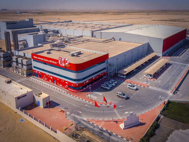 Dubai's KitKat manufacturing facility in Techno Park, Jebel Ali. The factory opened in 2010. All photos: Nestle
