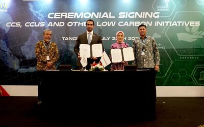 Mubadala Energy and Pertamina signed an agreement to discuss, explore and potentially engage in energy transition initiatives, primarily focused on carbon capture, utilisation and storage applications in Indonesia.