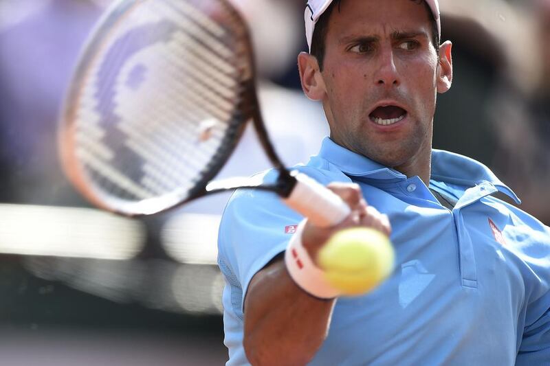 Djokovic, by now at the lowest ebb, began to commit unforced errors. Miguel Medina / AFP