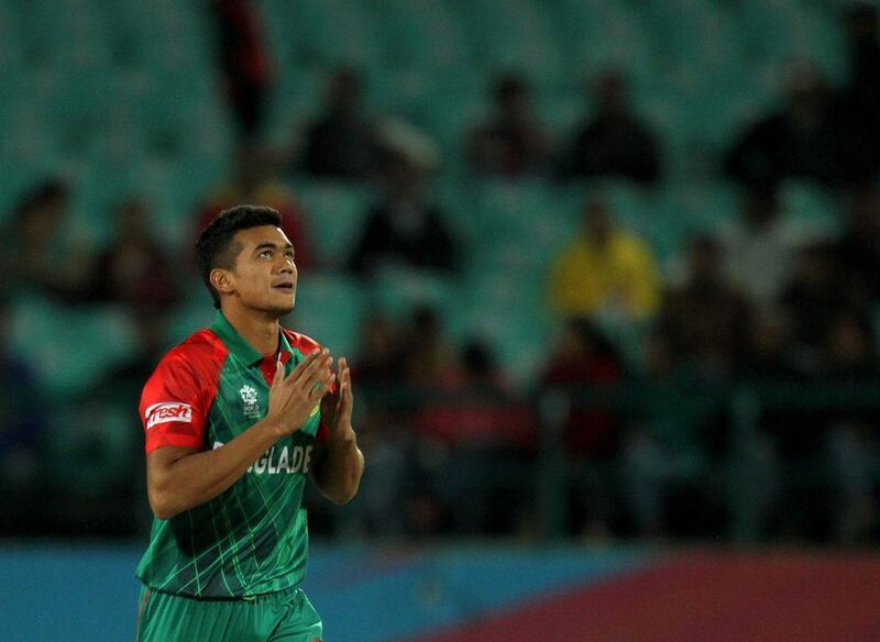 Bangladesh young fast bowler Taskin Ahmed. AFP