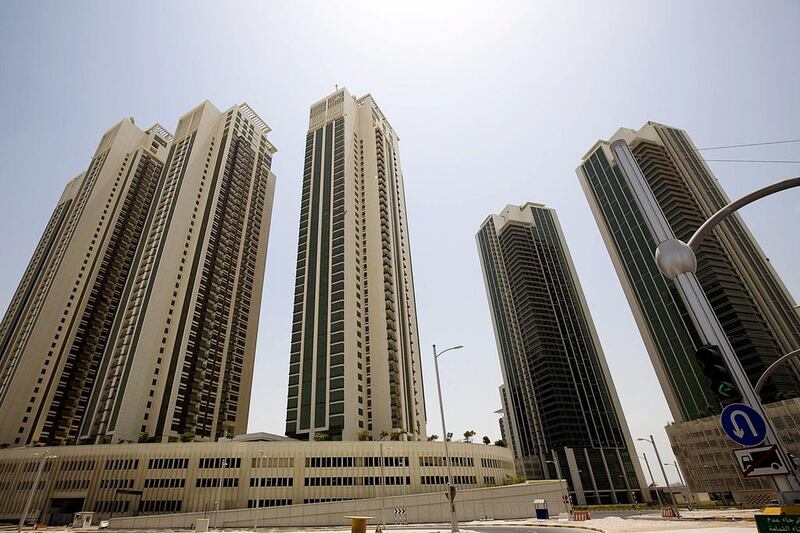 A view of Marina Square on Abu Dhabi’s Reem Island. Sammy Dallal / The National