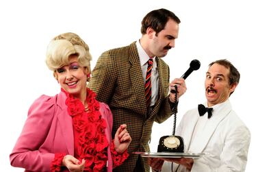 Expect plenty of chaos at the Faulty Towers Dining Experience, based on the BBC TV show 'Fawlty Towers'. Courtesy Theatre by QE2
