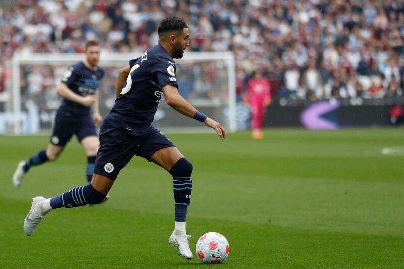 Riyad Mahrez – 6 Livelier in the second half and sent in a wicked delivery that led to Coufal scoring an own-goal. He was left frustrated when his penalty was saved by Fabianski 
AFP