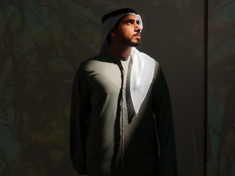 'Physiognomy, Land and Territory' by Emirati multidisciplinary artist Ahmad Al Dhaheri is available to see at Louvre Abu Dhabi until May 15 and as part of the Eid programme. Photo: Louvre Abu Dhabi