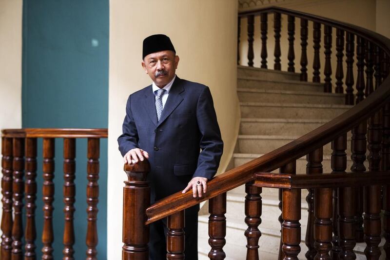 Husin Bagis, the Indonesian ambassador to the UAE at his country’s embassy in Al Bateen, Abu Dhabi. Christopher Pike / The National