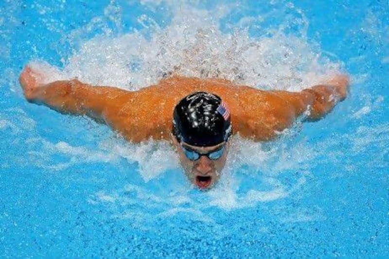 Michael Phelps won the 100m butterfly.