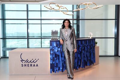 Sheraa chief executive Najla Al Midfa says Sheraa has proved its credibility and now people recognise what Sheraa and Sharjah can offer to start-ups and entrepreneurs. Pawan Singh / The National