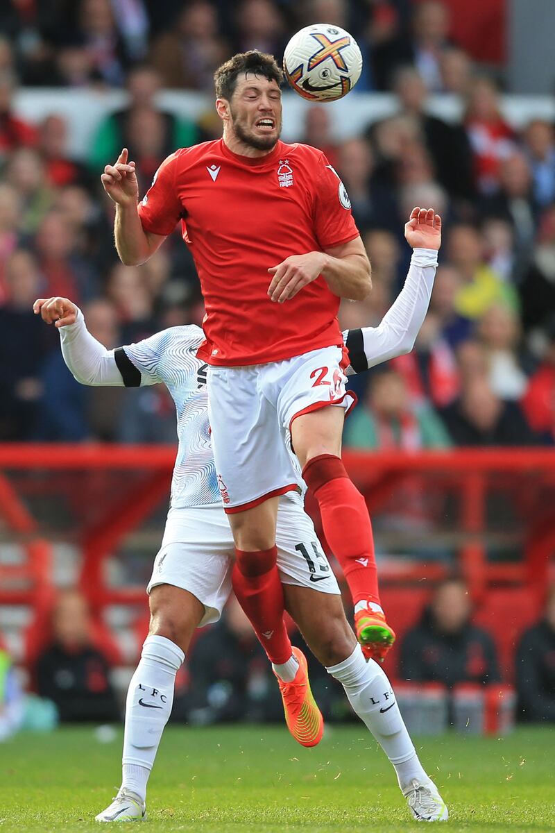 Scott McKenna - 6. The Scot was sometimes confused by the marking schemes but he did not allow Firmino any latitude. He made a series of blocks and headers. AFP