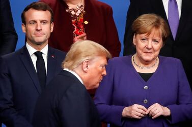Emmanuel Macron and Angela Merkel were critical of Donald Trump's order to kill Qassem Suleimani. AFP