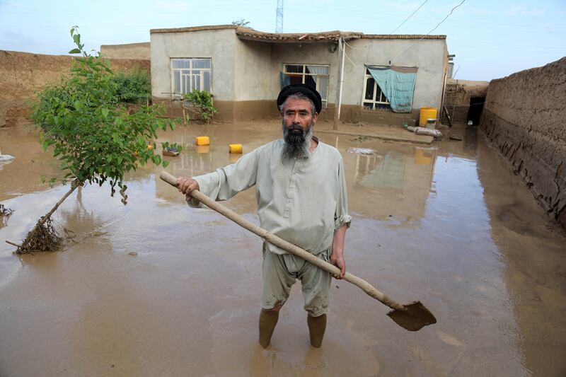 Many homes were swamped with mud. The provinces of Badakhshan, Baghlan, Ghor and Herat were the worst affected. EPA