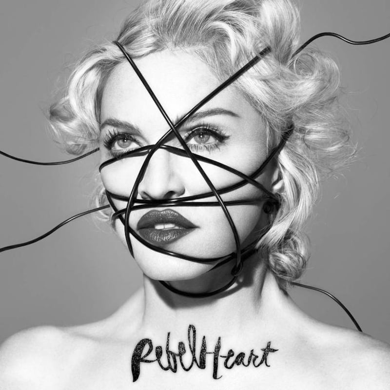 The cover of Madonna's Rebel Heart album 2015